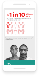 mobile screen mockup of the HepBMD website.